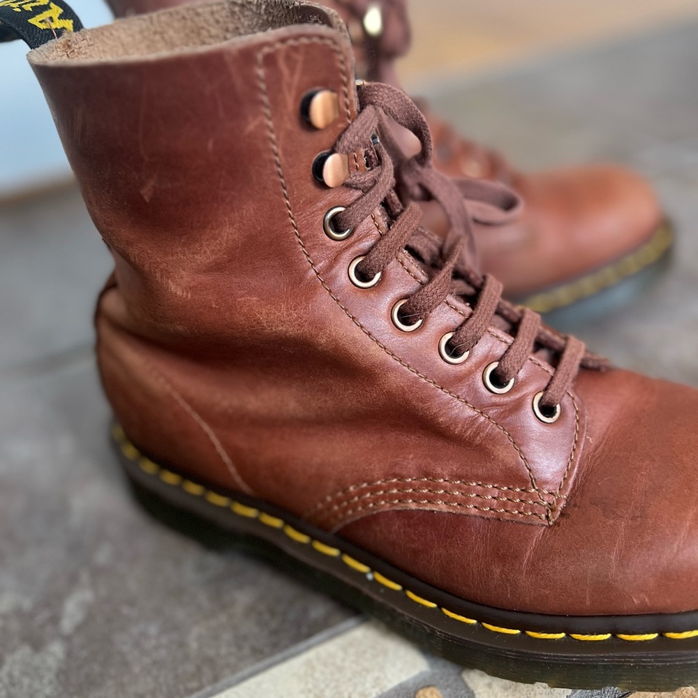Dr. Martens Brown Ankle Boots